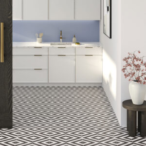 BLACKWHITE PATTERN TILE
