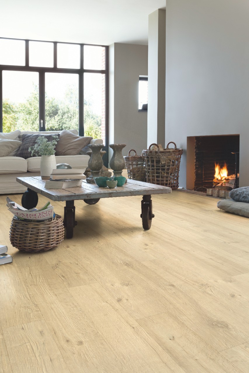 Laminado Impressive Roble Tratado Con Chorro De Arena Natural Quick-Step