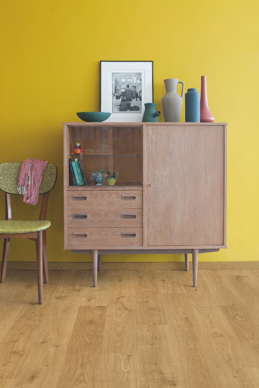 Laminado Eligna Roble Blanco Claro Quick-Step