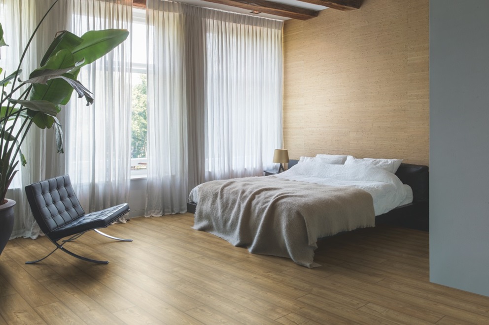 Laminado Impressive Roble Raspado Gris Marron Quick-Step