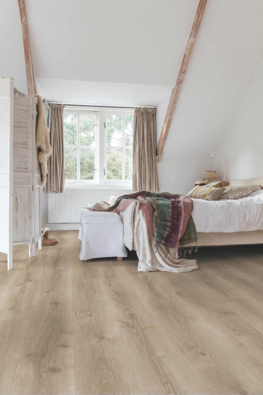 Laminado Majestic Roble Desierto Gris Cepillado Quick-Step