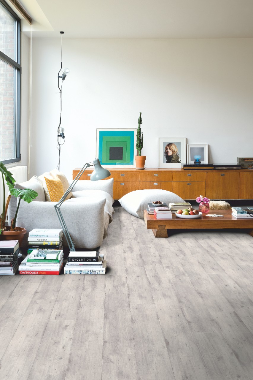 Laminado Impressive Ultra Cemento Gris Claro Quick-Step