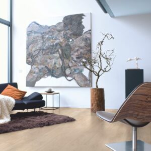 Laminado Eligna Roble Barnizado Gris Claro Quick-Step