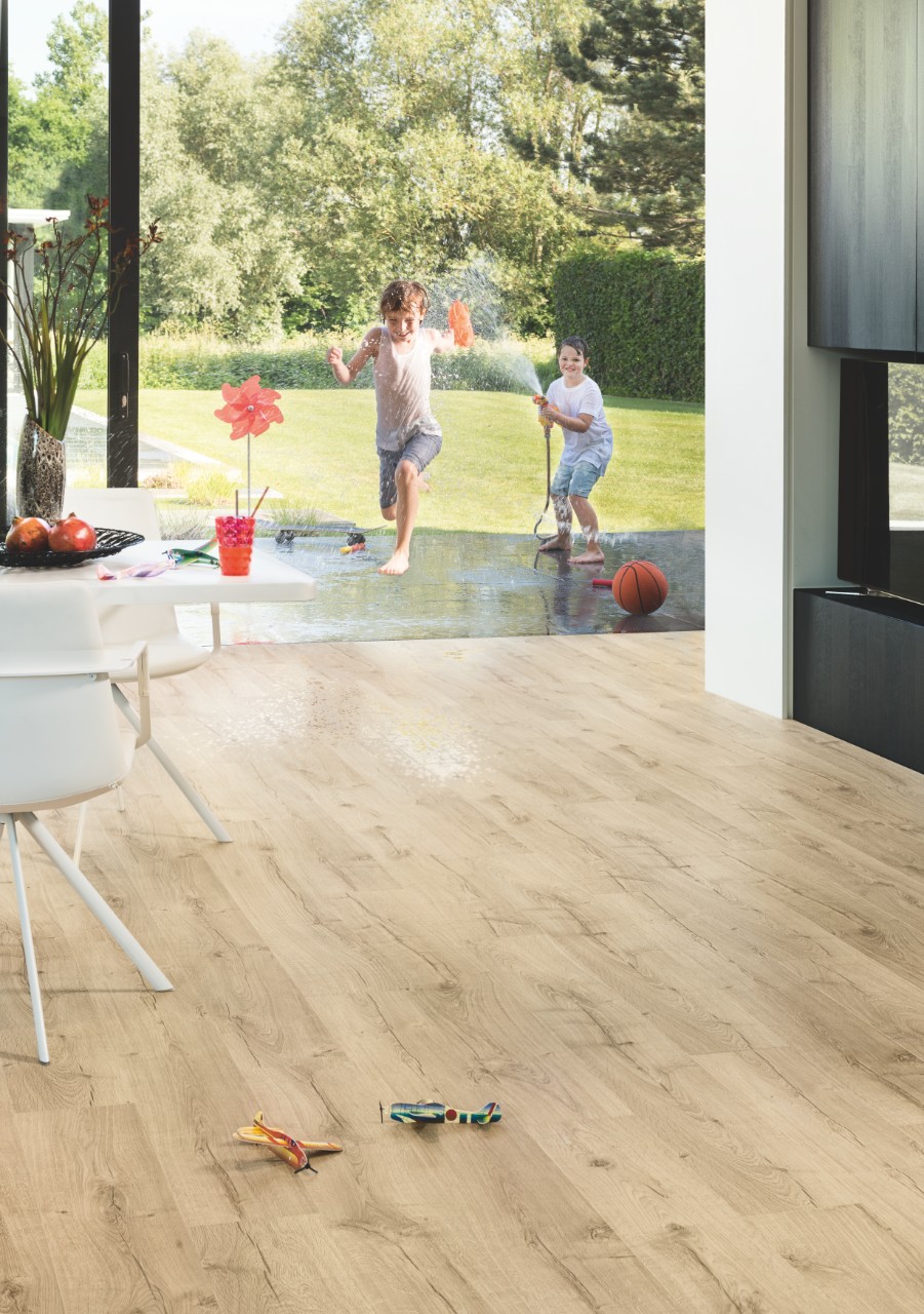 Laminado Impressive Ultra Roble Clasico Beige Quick-Step