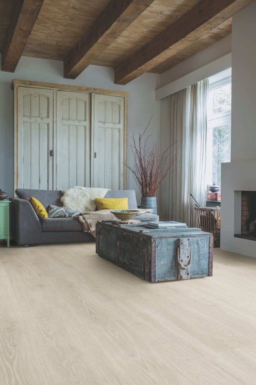 Laminado Majestic Roble Bosque Gris Claro Quick-Step