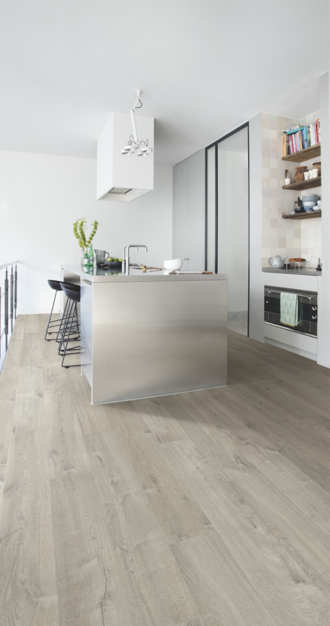 Laminado Impressive Roble Suave Gris Quick-Step