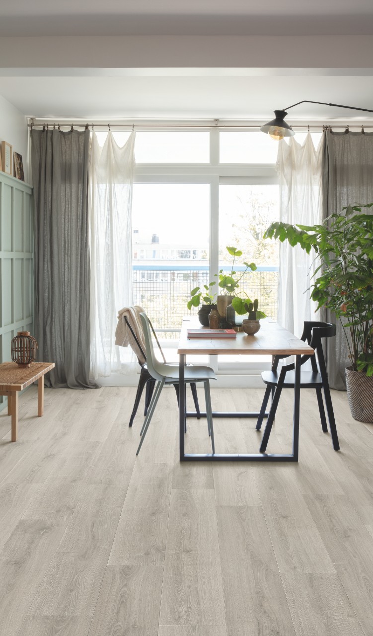 Laminado Capture Roble Gris Cepillado Quick-Step